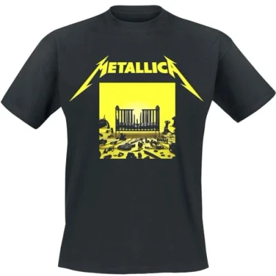 Image of Official Metallica T Shirt 72 Seasons Squared Album Cover Rock Metal Band M72 (as8, Alpha, s, Regular, Regular) Black