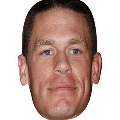 Image of FoxyPrinting John Cena (2) Sports Celebrity Cardboard Party Face Mask Fancy Dress