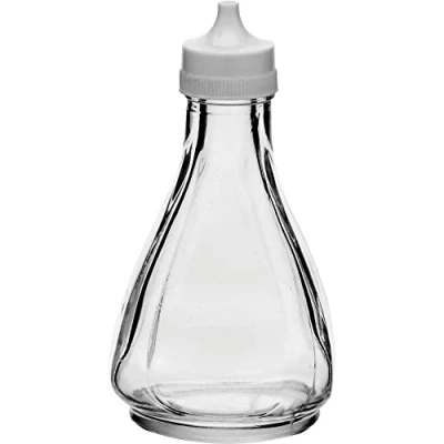 Image of Utopia Oil/Vinegar, C6041A 000000 B12048, Vinegar Bottle, White Plastic Top, 4 case of 12 pieces