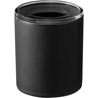 Image of YAMAZAKI Home Contrainers/Canisters with Airtight Lid Ceramic Large Food Storage, Black, L