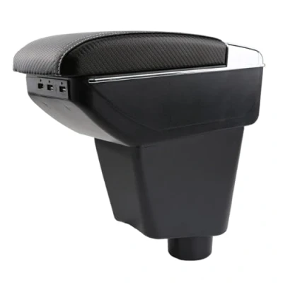 Image of YJYWZH Armrest Compatible with Renault Captur Kaptur 2014 2018 Car Consoles Arm Rest Storage Box Cup Holder Interior
