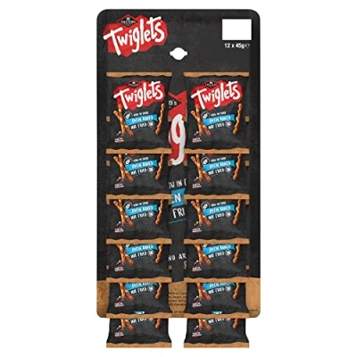 Image of Jacob&#039;s Twiglets Original Carded 12 x 45 g (Pack of 4)