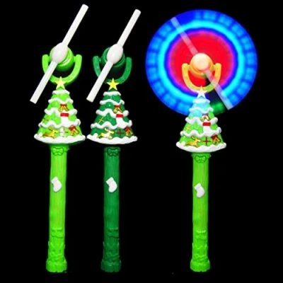 Image of WS Accessories Swivel Fan Wand Light Sensory Toy [Christmas Tree]