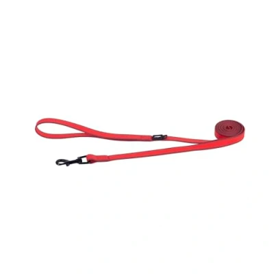 Image of Rogz Amphibian Classic Dog Lead, Red, Medium
