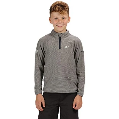 Image of Regatta Kids&#039; Loco Half Zip Fleece Light Steel Steel, Size: 15 16 Years