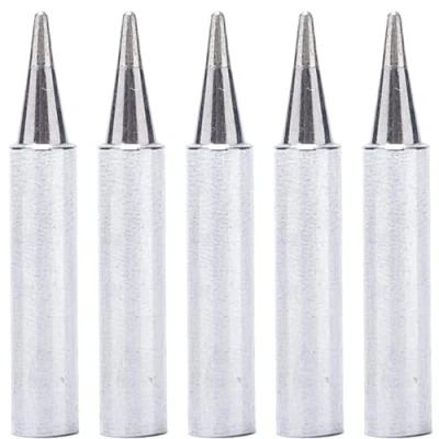 Image of YIHUA #1401 TYPE B Soldering Iron Tips Set 5PCS for 926LED III(110W,Red), 939D+ III EVO, 948D III, 948DQ 938BD+ II &amp; 995D+ EVO（Green）Soldering Stations ONLY