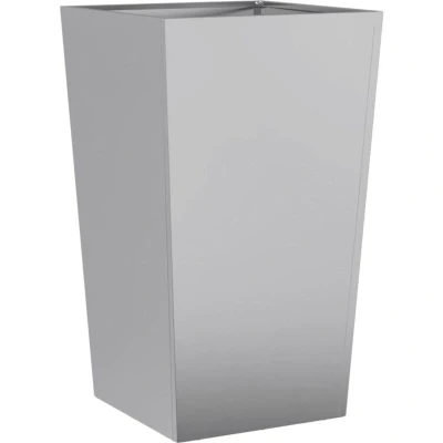 Image of vidaXL Garden Planter 45x45x75 cm Galvanised Steel