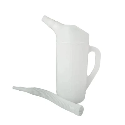 Image of 2 Litre Measuring Jug with a Flexible Spout for Diesel Petrol Fuel Oil