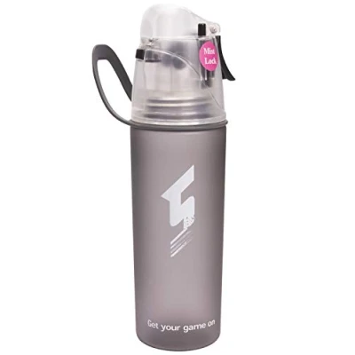 Image of Lightening Sports Water Bottle Drinking Spray, BPA Free Quick Flow Opens with One Click Leak Proof Cup for Cycling, Fitness, Camping, Hiking, Outdoors