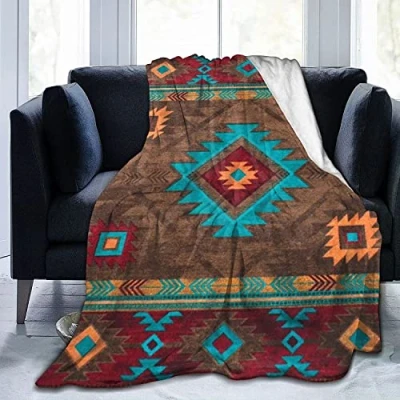 Image of ZQBDFC Navajo Nation Native Americans Ultra Soft Micro Fleece Blanket Throw Fit Couch Bed Sofa All Season Light Weight Living Room