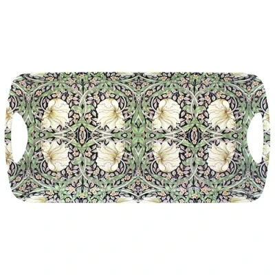 Image of The Leonardo Collection William Morris Pimpernel Tray Medium for Serving Dishes Trays Kitchen Accessories Platter Food &amp; Tea Designer