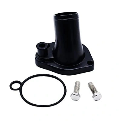 Image of 45 Degree Water Neck Thermostat Housing for SBF Small Block Ford 260 289 302 347 351W BLACK