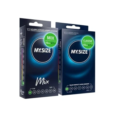 Image of My.Size Mix Condoms Size 1, 47 mm, Value Pack, Contains 20 Pieces