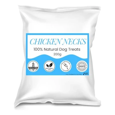 Image of Premium Natural Dog Treat (200g, Chicken Necks)