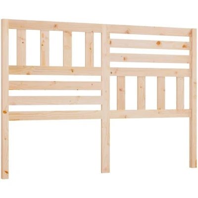 Image of vidaXL Bed Headboard 156x4x100 cm Solid Wood Pine