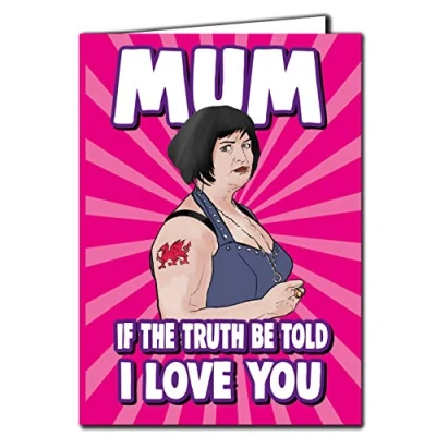 Image of Cheeky Chops Nessa Gavin and Stacey Mum if The Truth be Told I Love You Birthday, TV, Funny, Show, IN97