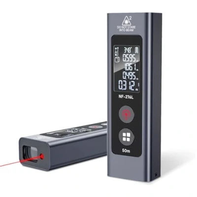 Image of Laser Measurement Tool 50M/165Ft, Digital Distance Meter with Type C Rechargeable, M/in/Ft Unit Switching, Backlit LCD Display, Measure Distance/Pythagorean/Area/Volume
