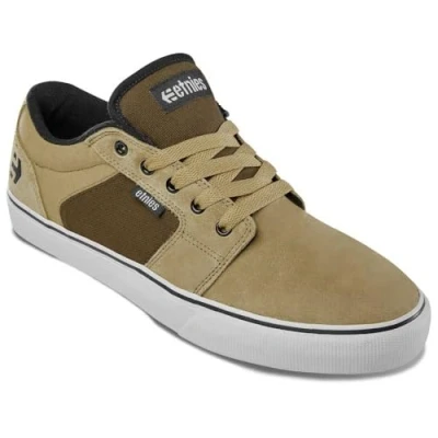 Image of Etnies Barge LS Skate Shoes Tan/Brown/Orange 7 UK