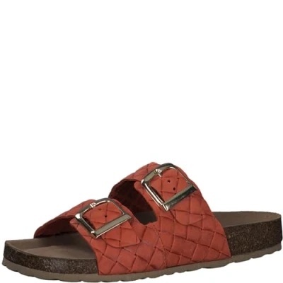 Image of MARCO TOZZI Women&#039;s 2 27405 42 Mule, Orange Str, 7.5