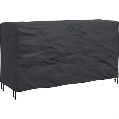 Image of vidaXL Outdoor Furniture Cover Black 180 x 70 90 cm 600D