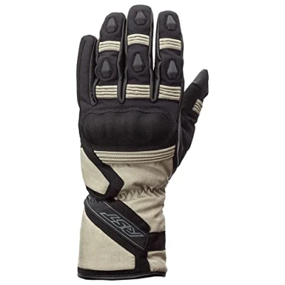 Image of RST X Raid CE Waterproof Magnesium Cordura Leather Motorcycle Glove Size 08