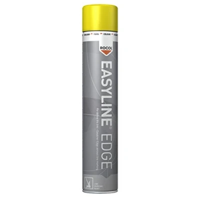 Image of Rocol 47001 Easyline Marking Edge Paint Yellow, 750 ml (Pack of 1)