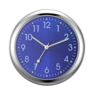 Image of Stick On Analog Car Clock, Clock Dashboard, Tiny Small Vent Clocks, Boat Time Air For Decoration, Quartz
