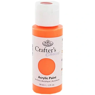 Image of Royal &amp; Langnickel Neon Orange Acrylic Paint 59ml