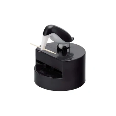 Image of Balvi Toothpick holder Pelican Black colour Dispenser Fun and decorative Plastic