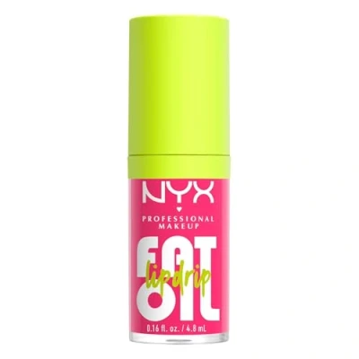 Image of NYX Professional Makeup Lip Gloss, High Shine, Non Sticky FInish, 12 Hours Hydrating, Fat Applicator, With Squalane, Raspberry and Cloudberry Oils, Shade: Missed Call