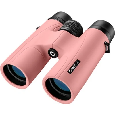 Image of BARSKA AB12976 Crush Binoculars for Hunting, Hiking, Events, Sports, etc, 10x42mm, Blush Pink