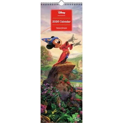 Image of Disney Dreams Collection by Thomas Kinkade Studios 2026 Slim Calendar