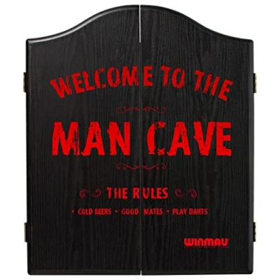 Image of WINMAU Man Cave Deluxe Dartboard Cabinet