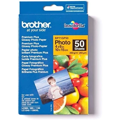 Image of Brother Innobella Premium Plus BP71GA4 Glossy A4 (210 x 297 mm) 260 g/m² 20 sheet(s) photo paper for DCP J1140, J1200, J926, J981, T720, MFC J1500, J4335, J4340, J5630, J739, J903