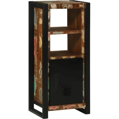 Image of vidaXL Bathroom Wall Cabinet 40x30x90 cm Solid Wood Reclaimed