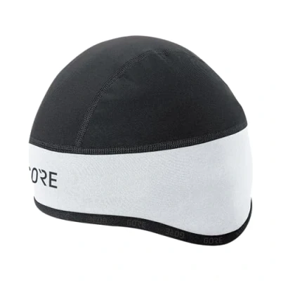 Image of GORE WEAR Men&#039;s Windproof Cycling Cap, C3, WINDSTOPPER White/Black, 60 64