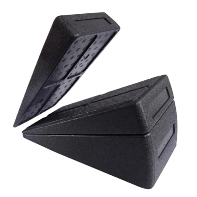 Image of CampTeck U7259 3 Piece Multi Angle Foam Fitness Slant Board, Squat Wedge, Incline Stretch Calf Stretcher Black