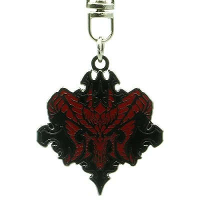 Image of ABYstyle Diablo Logo Metal Keychain
