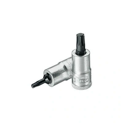 Image of Gedore ITX30T40 3/8 T40 x 49 mm Screwdriver Bit Socket Silver