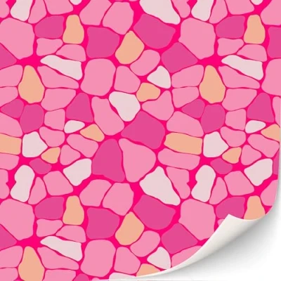 Image of 3 Sheets 1:12 Scale Dollhouse Floor Tiles (Pinkes Mosaic)
