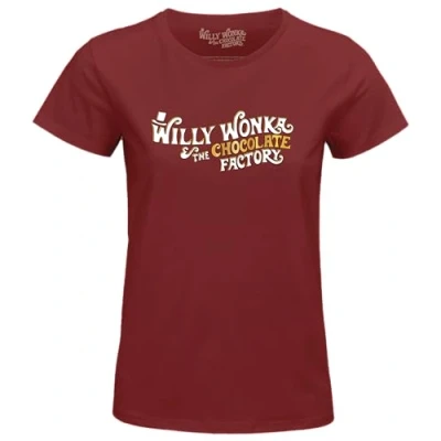 Image of cotton division Women&#039;s Wowonkats002 T Shirt, Burgundy, S