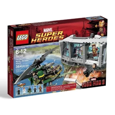 Image of LEGO Iron Man Malibu Mansion Attack Super Heroes