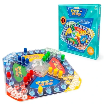 Image of abeec Pop And Hop Board Game Classic Games Dice For Kids Fun Families 2 To 4 Players Family Activities Birthday Gift