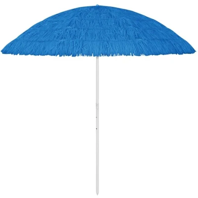 Image of vidaXL Hawaii Beach Parasol Blue 300 cm