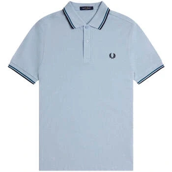 Image of Fred Perry M3600 Polo Shirt Light Y58 Blue size M