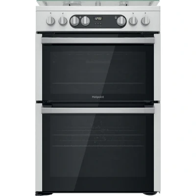 Image of Hotpoint HDM67G9C2CX/U Freestanding cooker Electric Gas Silver A