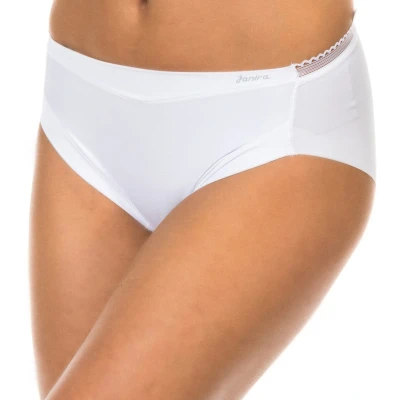 Image of Janira Womens Best Confort invisible mid rise panties 1031672 women White Polyamide Size X Large