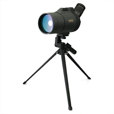 Image of Svbony SV41 Mak Spotting scopes, 25 75x70mm Angled Compact Maksutov Scope, BAK4 FMC Waterproof with Tripod for Bird Watching Terrestrial Landscape Astronomical Moon