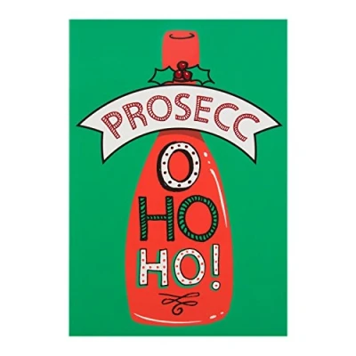 Image of Hallmark Medium &quot;Prosecco Ho Ho&quot; Christmas Card