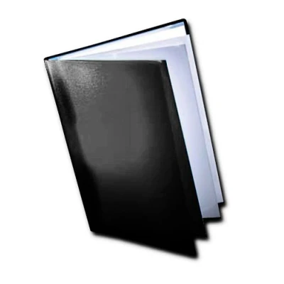 Image of Westfolio Course Book Adjustable Capacity Black A3, File Holder, Presentation Display Wallet, Paper, Document, Poly Clear Sleeves